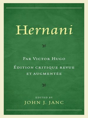 cover image of Hernani